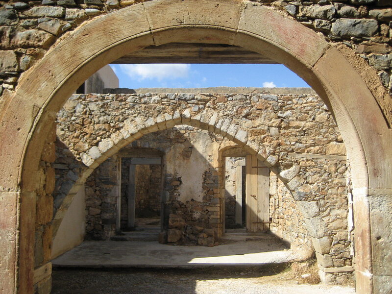 Stone Archway Ruins — Brown