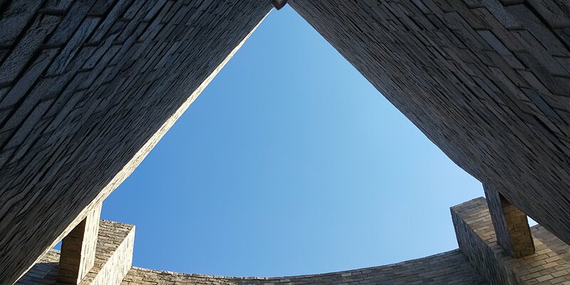 Stone Archway Structure — Blue