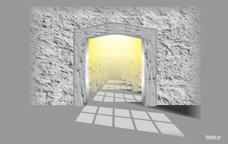 Stone Archway Tunnel — Gray, Serene