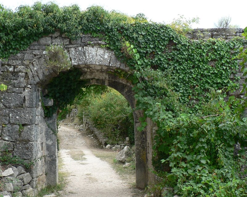 Stone Archway with Ivy