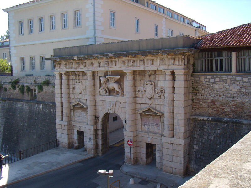 Stone Archway with Lion