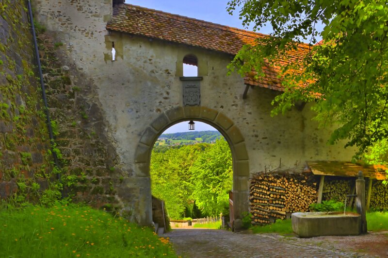 Stone Archway with View