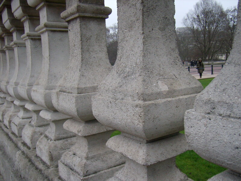 Stone Balustrade in Park