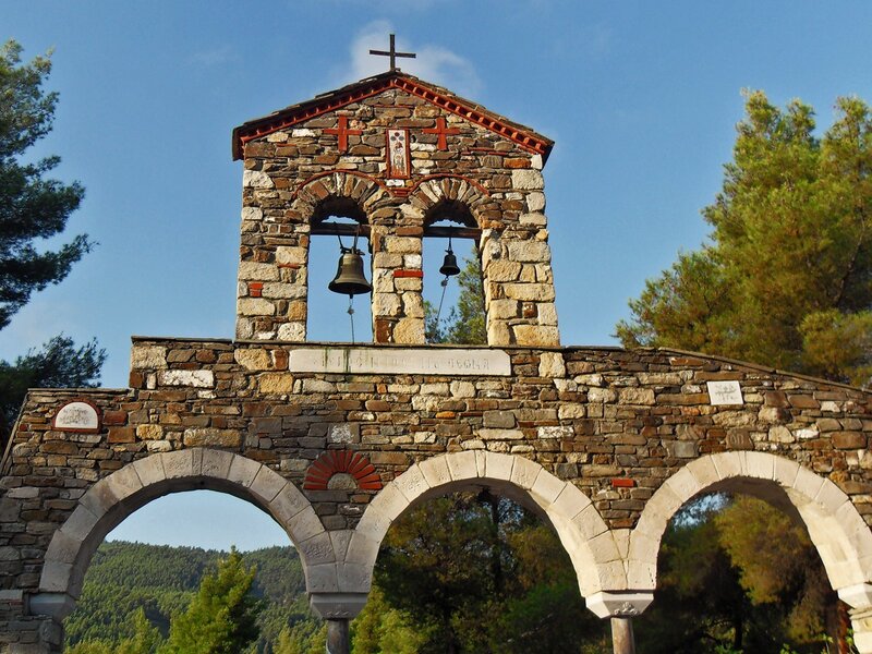 Stone Bell Tower — Blue