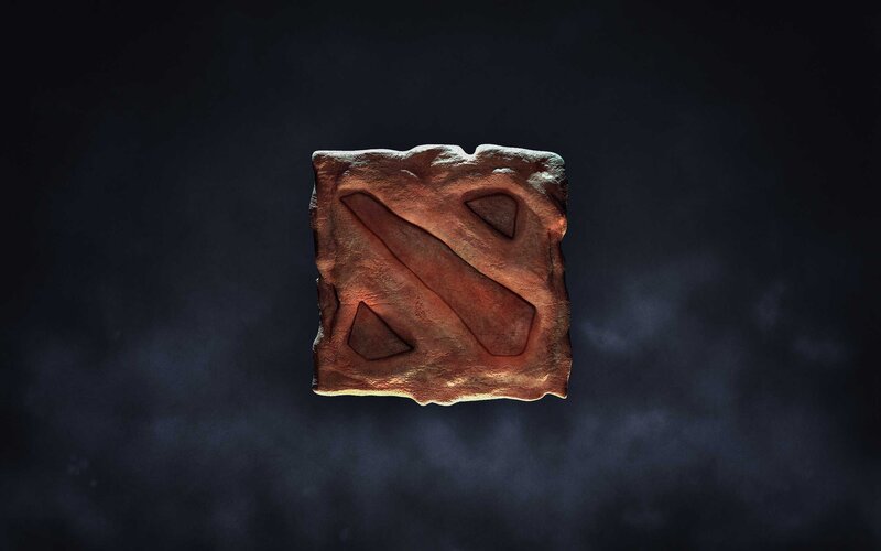 Stone Block with Symbol — Brown, Dramatic