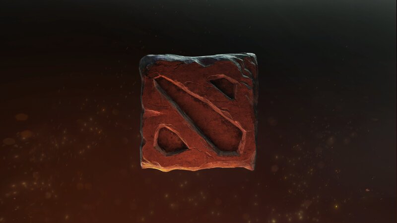 Stone Block with Symbol — Red