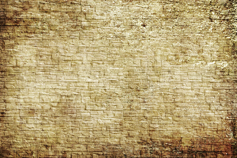 Stone Brick Wall Texture — Beige
