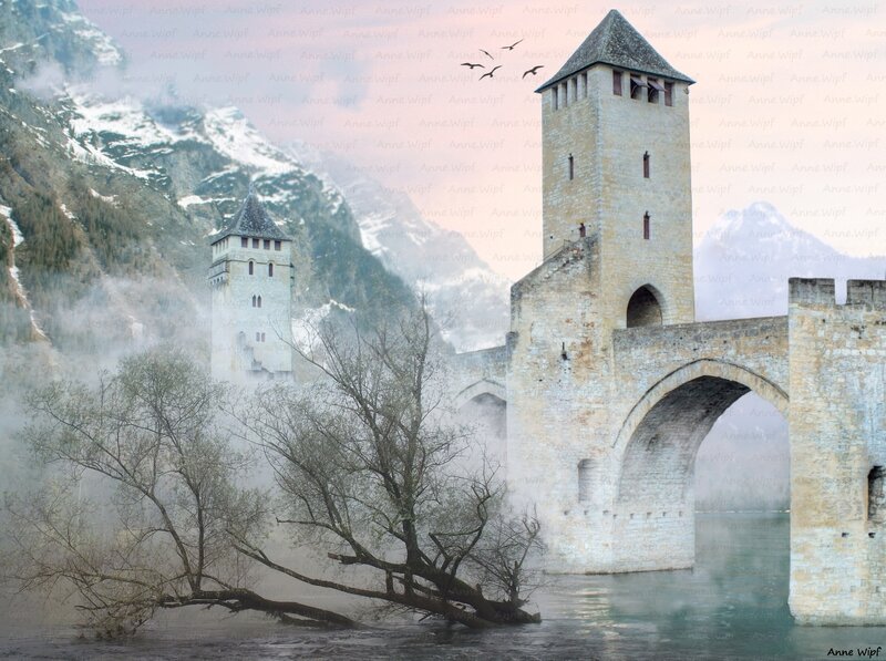 Stone Bridge and Towers