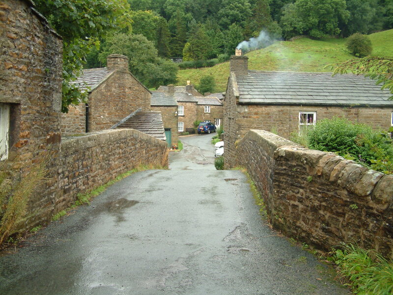 Stone bridge in a rural village