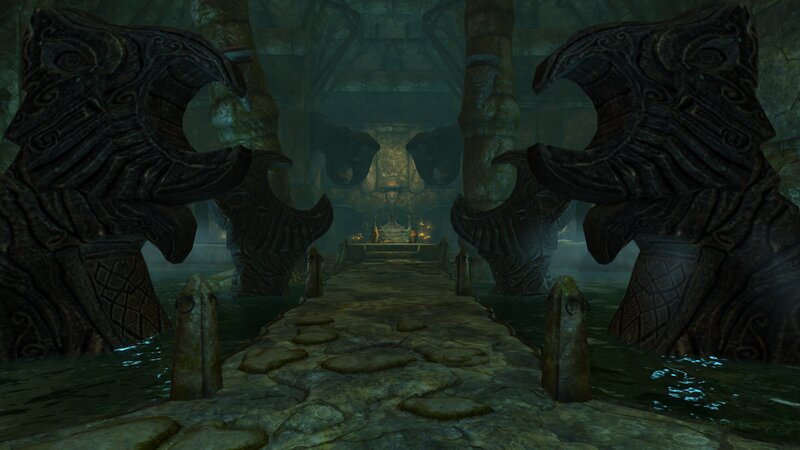 Stone Bridge in Temple
