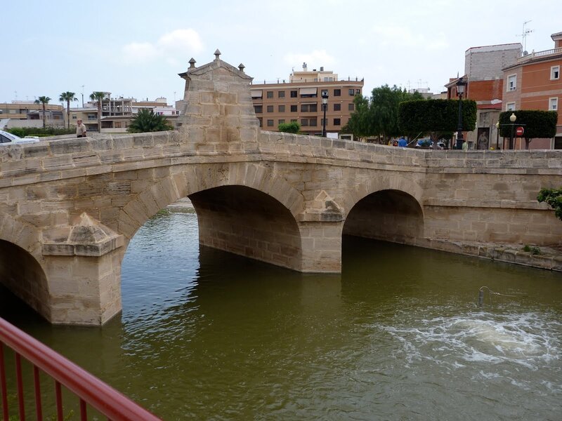 Stone Bridge over River — Brown, Calm, Afternoon