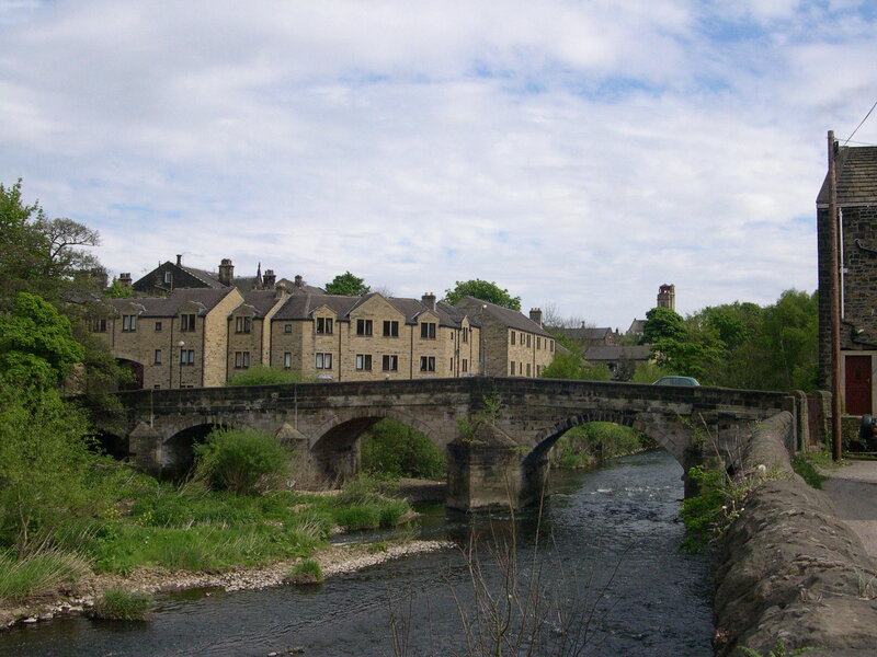 Stone Bridge over River — Gray, Serene, Afternoon