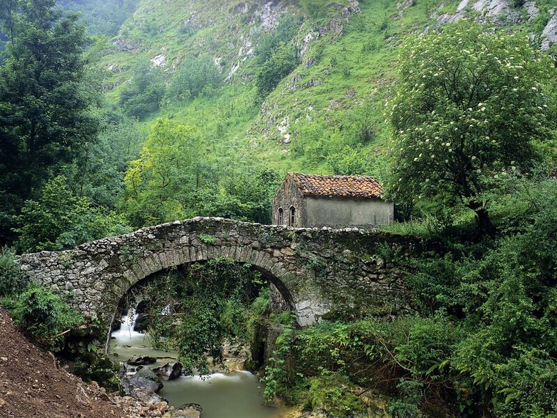 Stone Bridge with Chapel