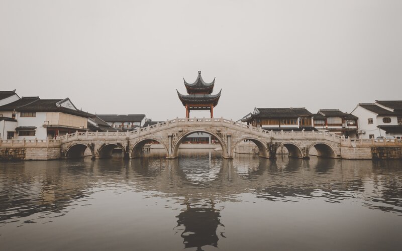 Stone Bridge with Pagoda