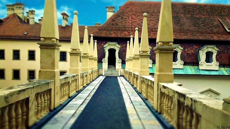 Stone Bridge with Spires