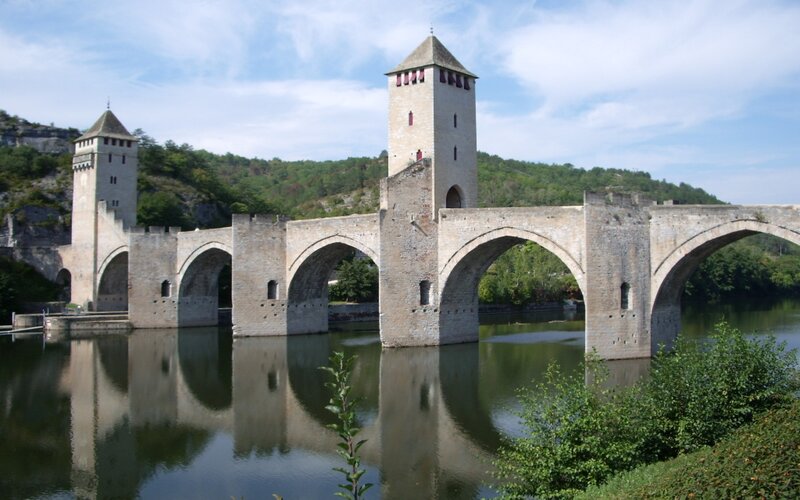 Stone Bridge with Towers