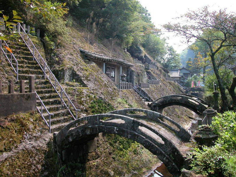 Stone Bridges on Hillside