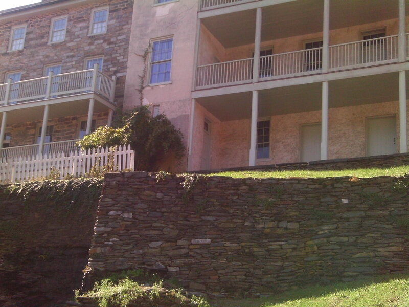 Stone Building with Balconies