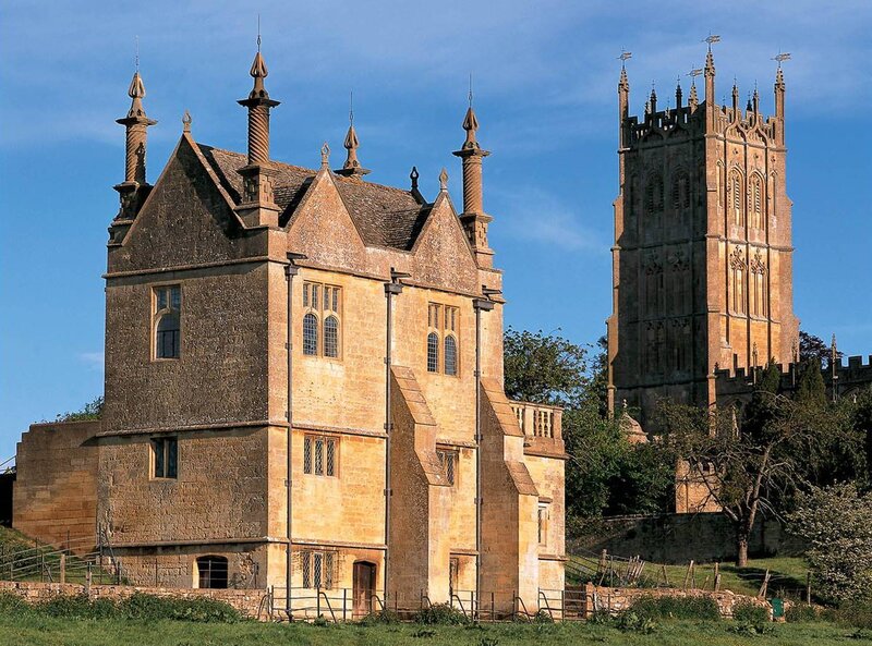 Stone Building with Church Tower