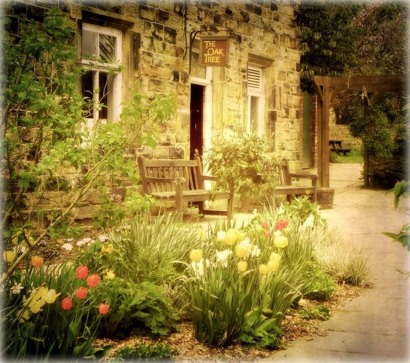 Stone Building with Garden