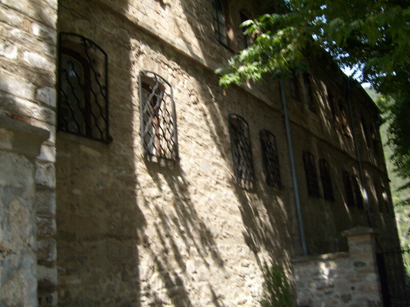 Stone Building with Windows
