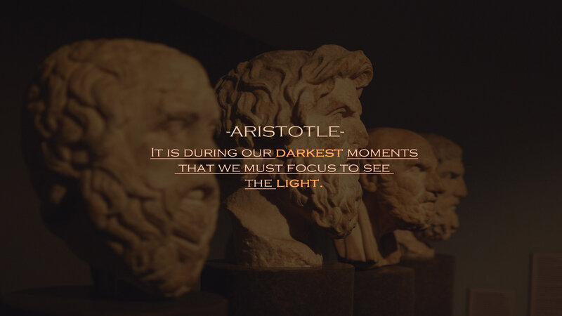 Stone Busts in Gallery