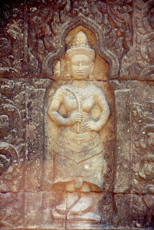 stone carving of a figure