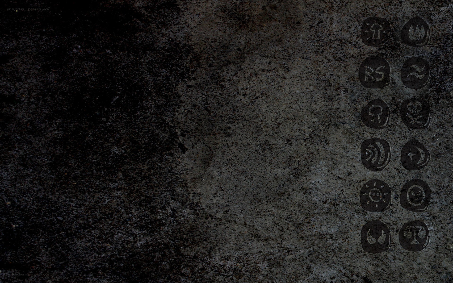 stone carvings on a wall