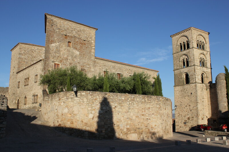Stone castle and bell tower