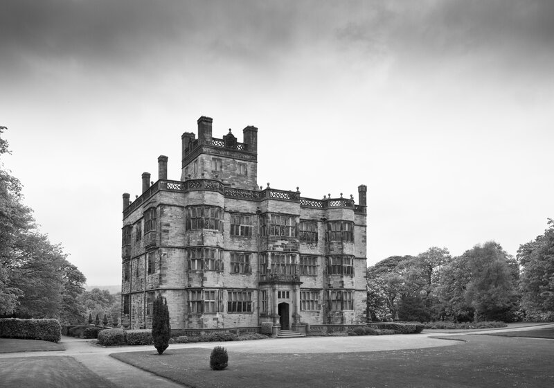 Stone Castle Building — Black