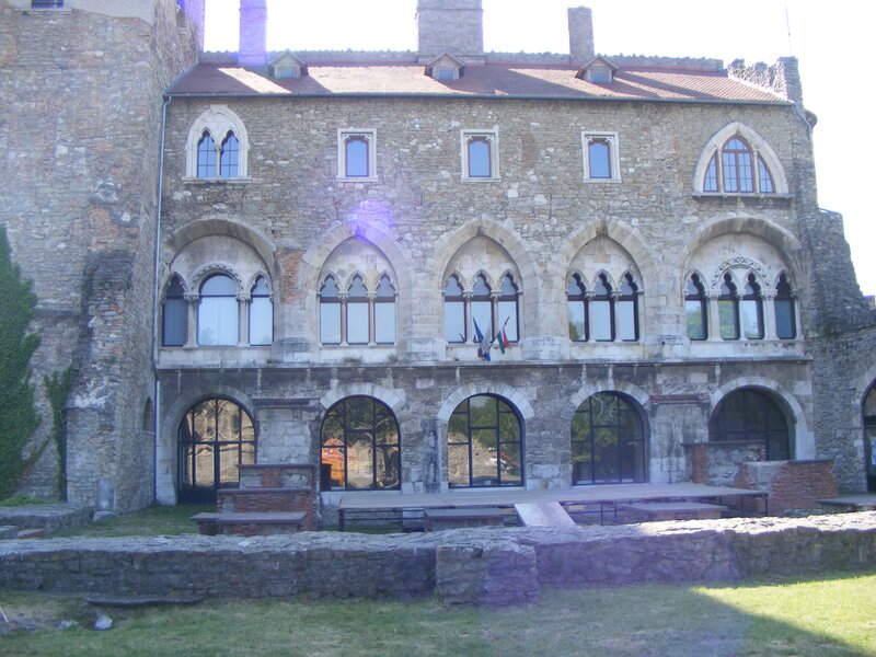 Stone Castle Building — Gray, Historic