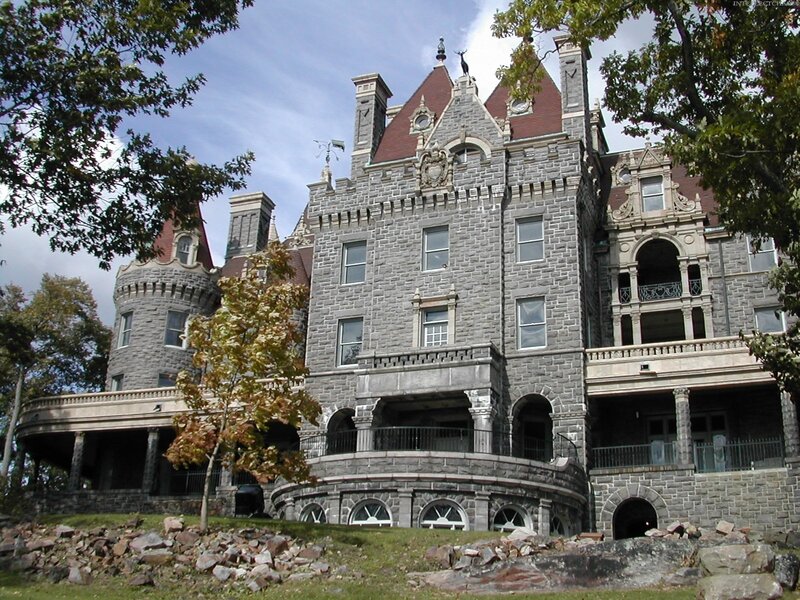 Stone Castle Building — Gray, Serene, Autumn