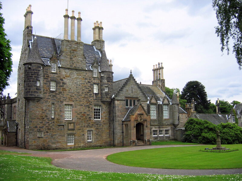 Stone Castle Building — Green, Serene, Afternoon