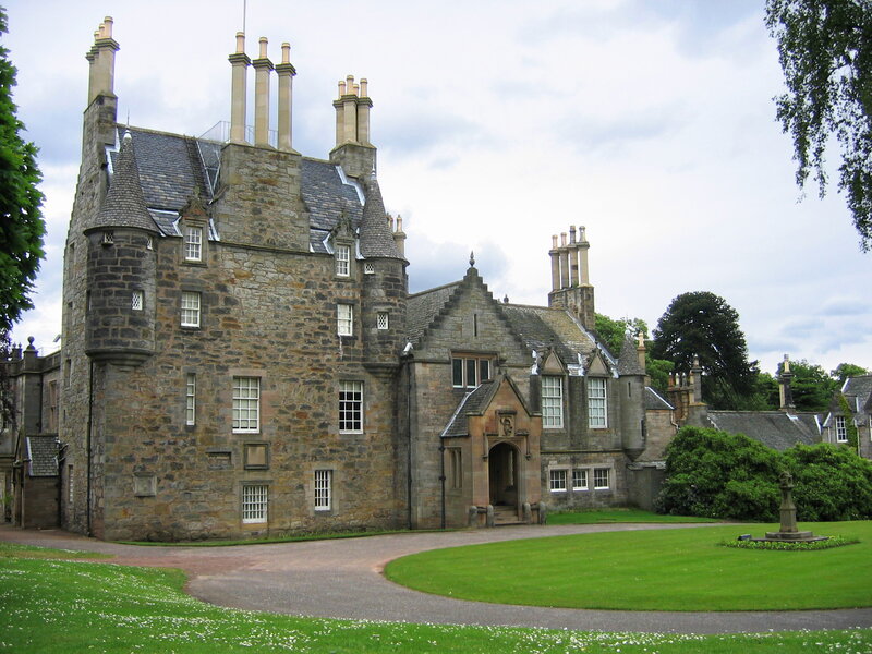 Stone Castle Building — Green, Serene