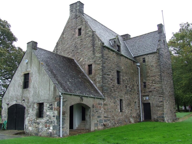 Stone castle in Scotland