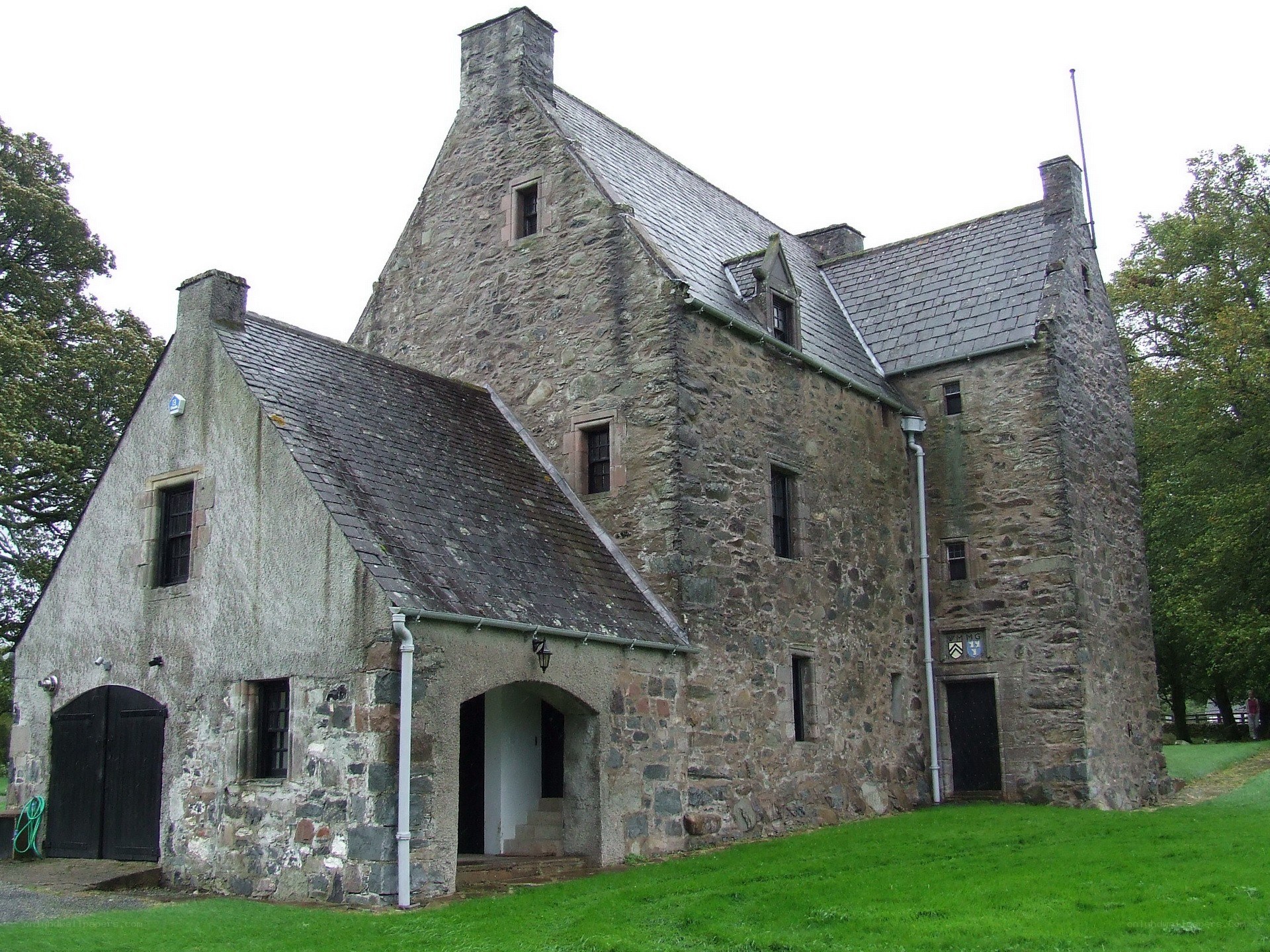 Stone castle in Scotland