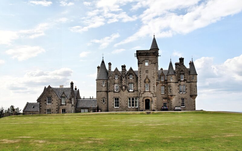Stone Castle on Hill — Green