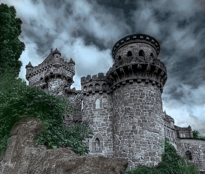 Stone Castle on Hill
