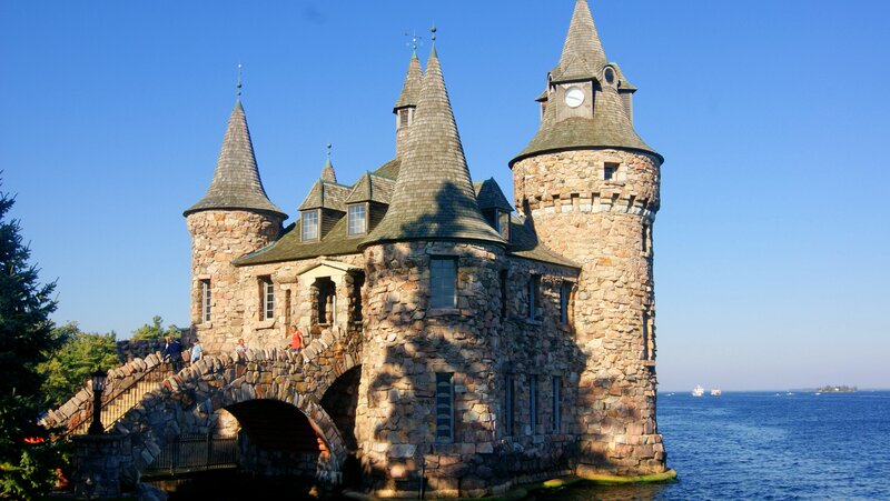 Stone Castle on Water
