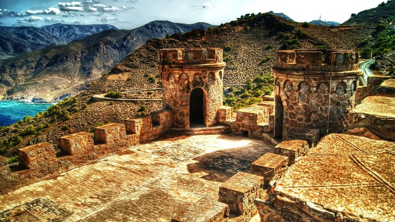 Stone Castle Ruins — Brown