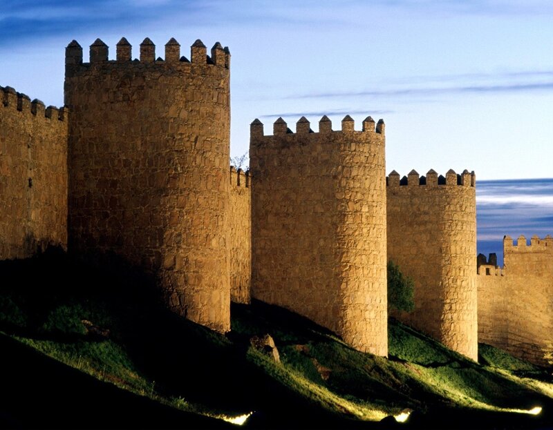 Stone Castle Walls — Brown, Dramatic