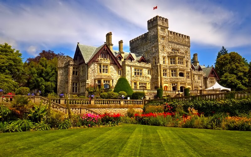 Stone Castle with Gardens
