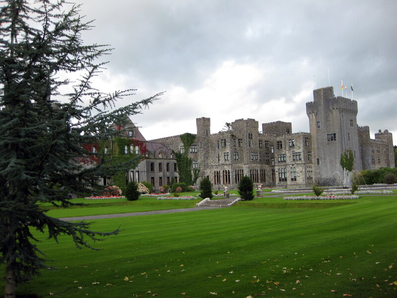 Stone Castle with Lawn