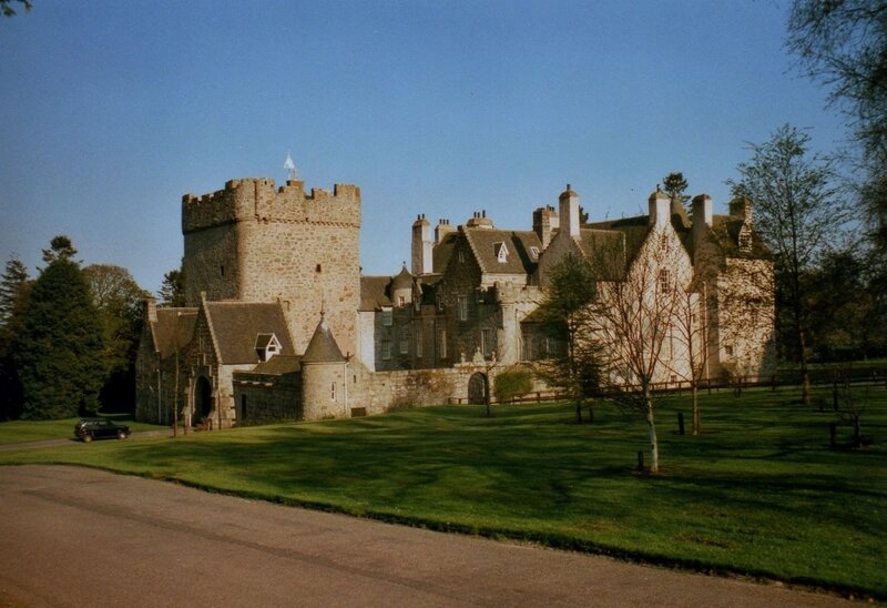 Stone Castle with Tower — Green, Serene