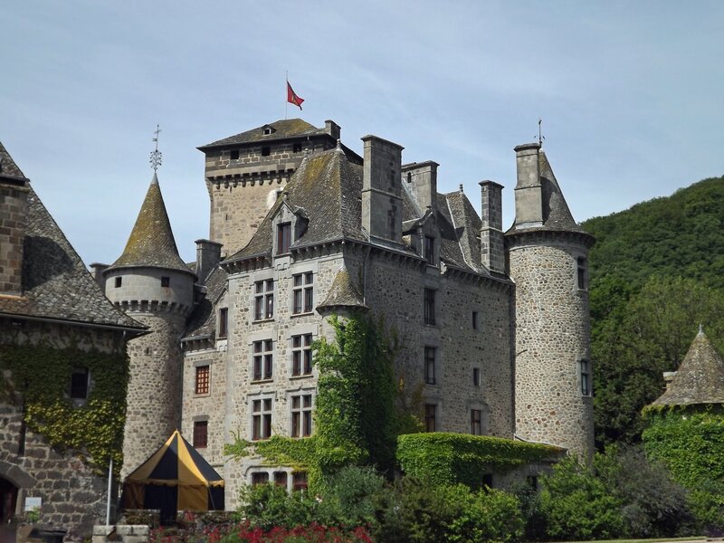 Stone Castle with Towers — Gray, Serene, Afternoon