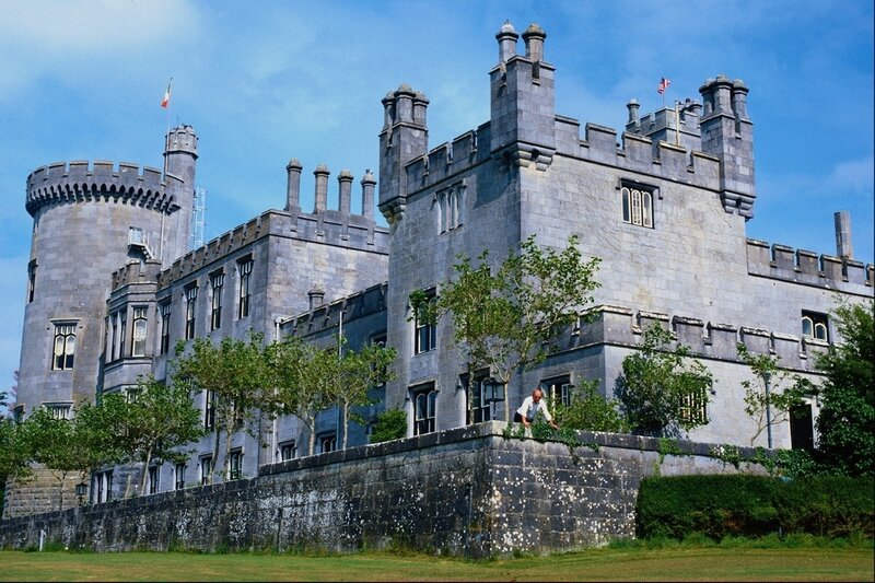Stone Castle with Towers — Gray, Serene