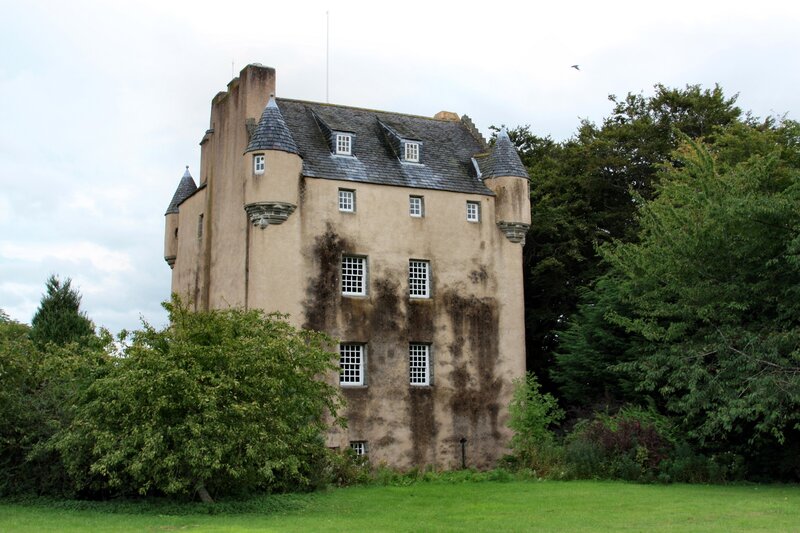 Stone Castle with Turrets — Green, Serene, Afternoon