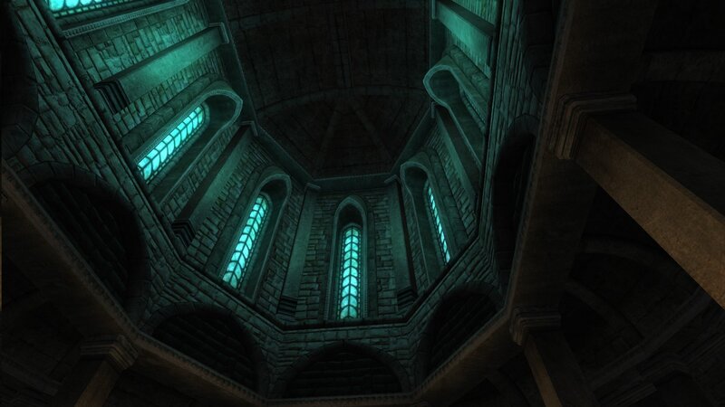 stone cathedral interior