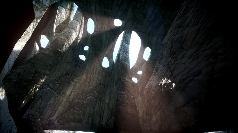 Stone Cave Interior