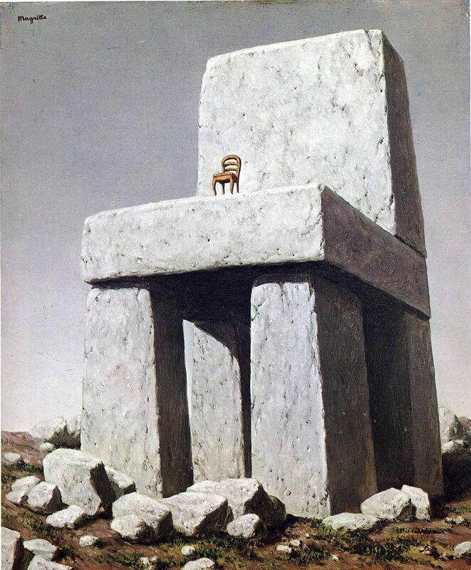 Stone Chair Sculpture